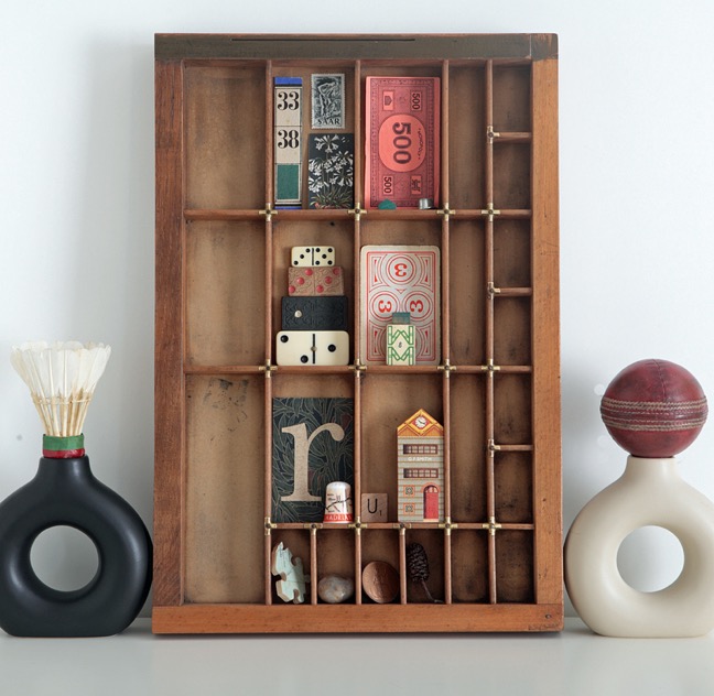 Stephenson Blake Type Case Printers Tray Drawer Display Case Wall Hanging