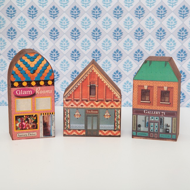 Little quirky wooden shops